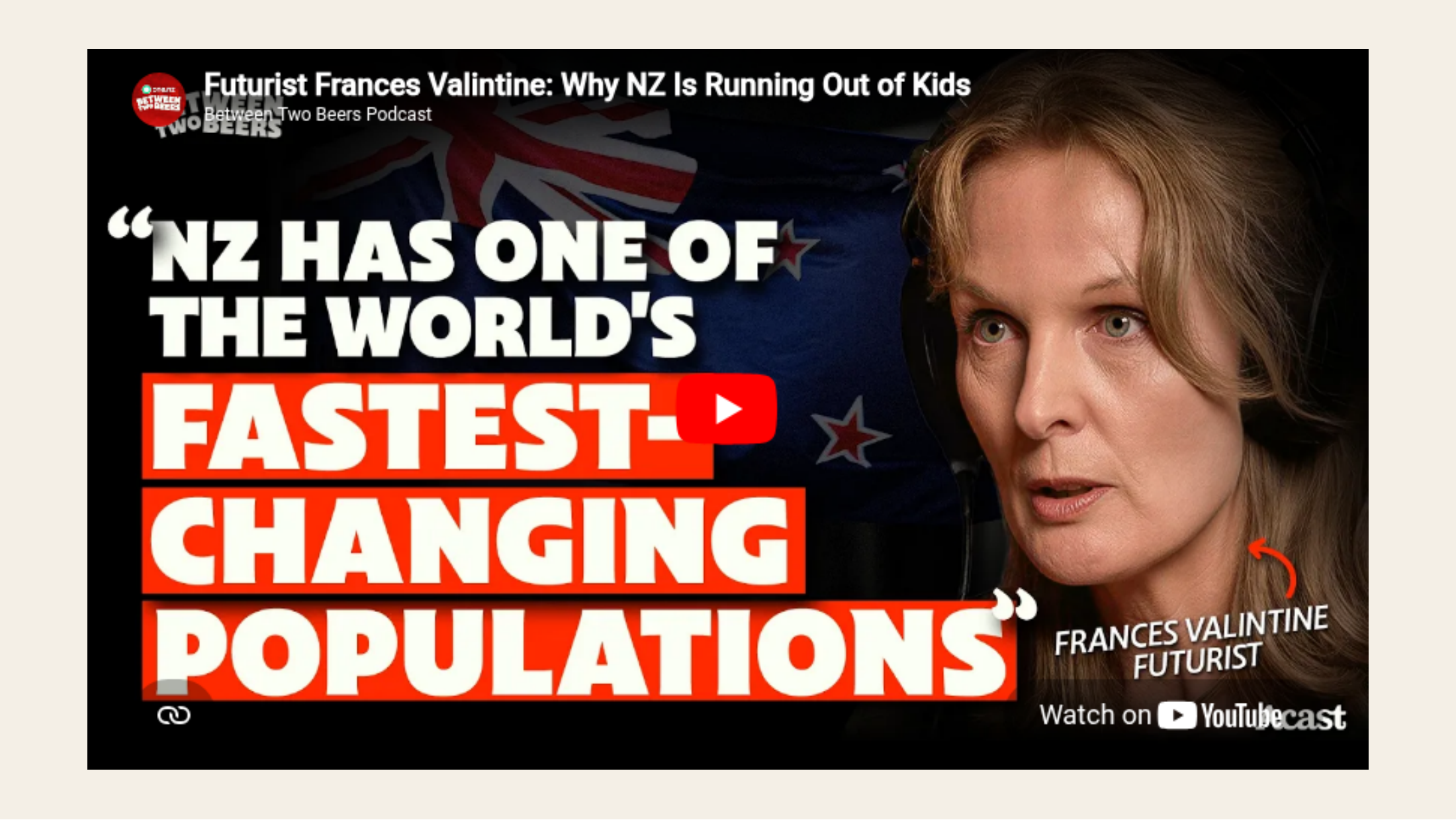 Slide 11: Frances Valintine — the clip